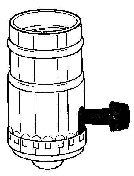 (image for) Lampholders: Lamp Fixture Sockets,Turn Knob