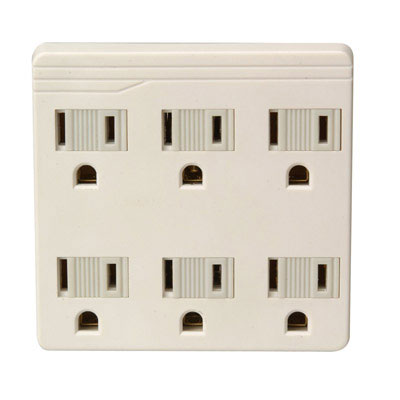 (image for) Tap Plug-In 6-Outlet White