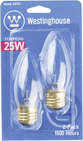 (image for) Bulb 60w Chandelier Clear