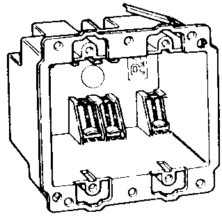 (image for) Box 2-Gang Old Work Pvc Switch