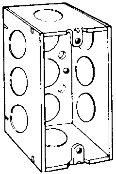 (image for) Box Handi Deep W/1/2"ko's