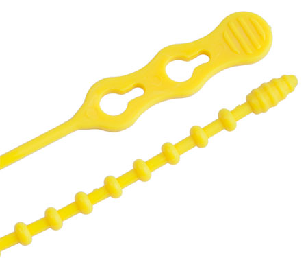 (image for) Cable Tie 24"beaded Yellow 5/B