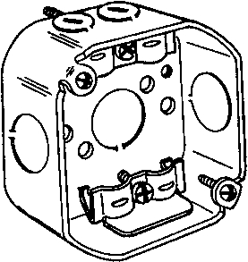 (image for) Box 3.5"oct Romex Clamp