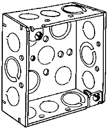 (image for) Box 4"square Welded-Steel