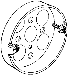 (image for) Box 4"round Ceiling Pancake