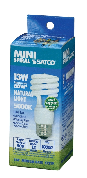 (image for) Lamp Cfl 13w Mini 5000k