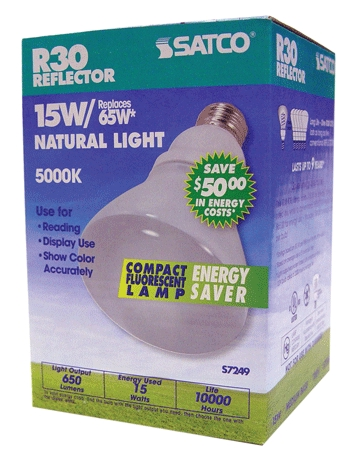 (image for) Lamp Cfl 15w R30 5000k
