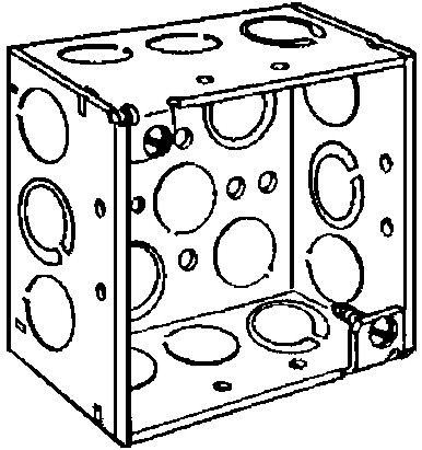 (image for) Box 4"square Welded-Steel Deep