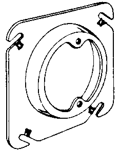 (image for) Cover 4"sq Plaster Ring