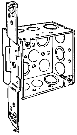 (image for) Box 4"square Steel W/Ts Brackt