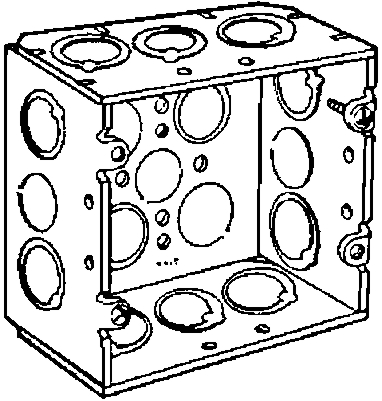 (image for) Box 4-11/16"sq 2-1/8"deep