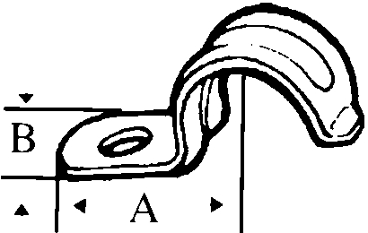 (image for) Conduit Fittings: Rigid, 1-Hole Straps