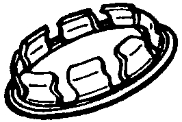 (image for) Box Seal 1/2" Knock-Out