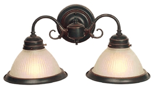 (image for) Wall Fixture 2-Lt Orb Mbridge