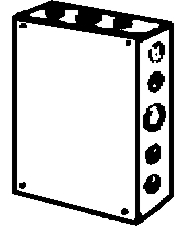 (image for) Conduit Box Pull W/Cover 6x6x4