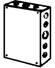 (image for) Conduit Box Pull W/Cover 8x8x4