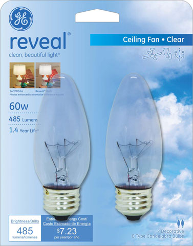 (image for) Bulb 60w Chandelier Reveal