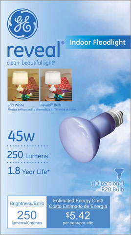 (image for) Floodlamp 45w R20 Reveal