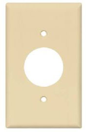 (image for) Plate Sgl-Outlet Ivory