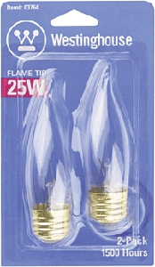 (image for) Light Bulbs: Chandelier, Flame/Bent Tip