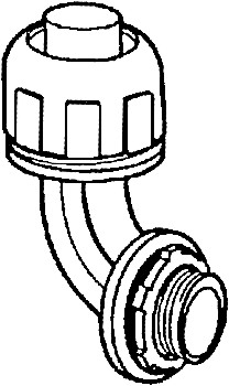 (image for) Conduit Conn 1/2"90dg Liq-Tite