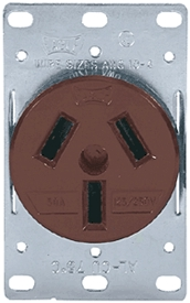 (image for) Receptacles: Range & Dryer, Flush Mount