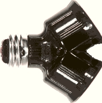 (image for) Socket Adapter Twin Brown