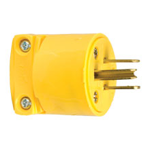 (image for) Plug Grounding Yellow Vinyl