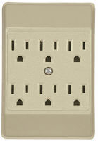 (image for) Tap Adapter 6-Outlet Ivory