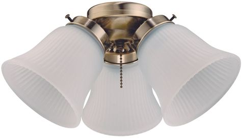 (image for) Light Kit 3-Light Antq Brass