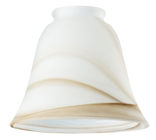 (image for) Glass Brown Swirl Bell Shade