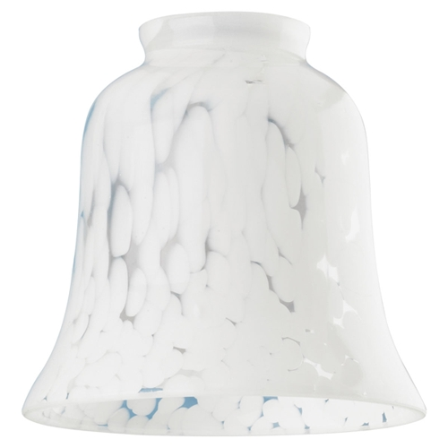 (image for) Glass White/Clear Bell Shade