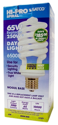 (image for) Bulb 65w Fluorscent Mogul Base
