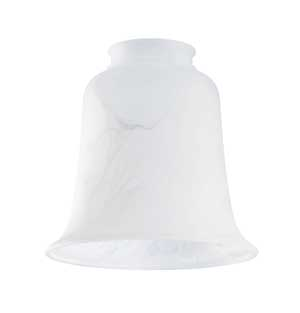 (image for) Glass Milky Scavo Bell Shade