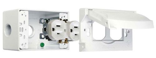 (image for) Outlet Kit 1-Gang White