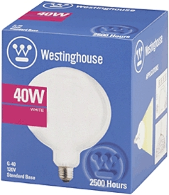 (image for) Bulb 40w Globe G-30 White