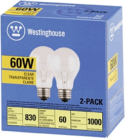 (image for) Bulb 60w Clear 2/Pk