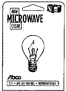 (image for) Microwave Bulb 40w Clear