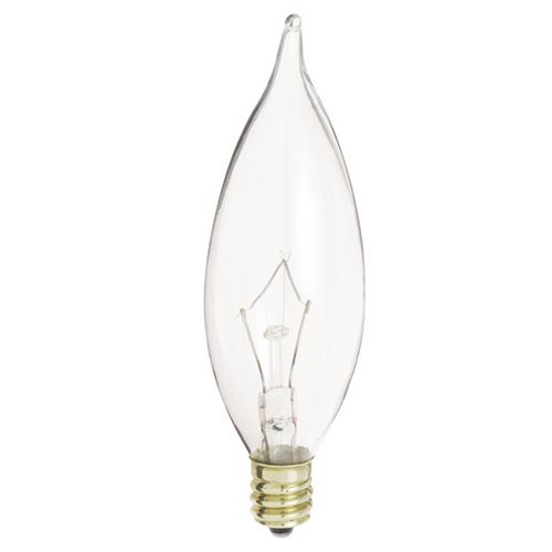 (image for) Bulb 60w Chandelier Clear 2cd