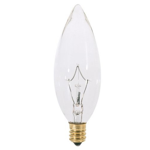 (image for) Bulb 40w Chandelier Clear 2cd