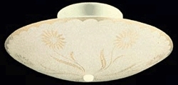 (image for) Ceiling Fixture 2-Lt Rd Wht