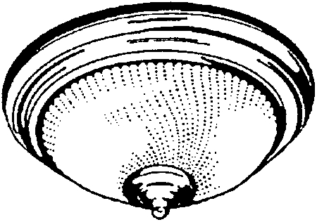 (image for) Ceiling Fixture 1-Lt Pol Brs