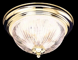 (image for) Ceiling Fixture 1-Lt Pol Brs