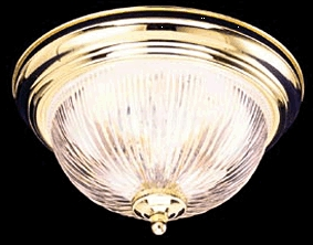 (image for) Ceiling Fixture 2-Lt Pol Brs