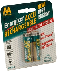 (image for) Battery Aa Rechargeable 2/Cd