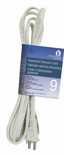 (image for) Extension Cord White 9'