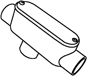 (image for) Conduit Body 1/2" T Pvc