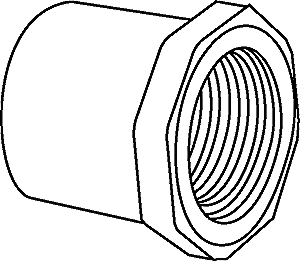 (image for) Conduit Bushing 3/4"x1/2 Thrd