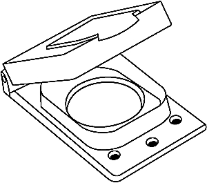 (image for) Cover 50a Single Receptacle