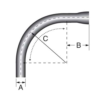 (image for) Conduit Elbow 1"pvc Sweep Be